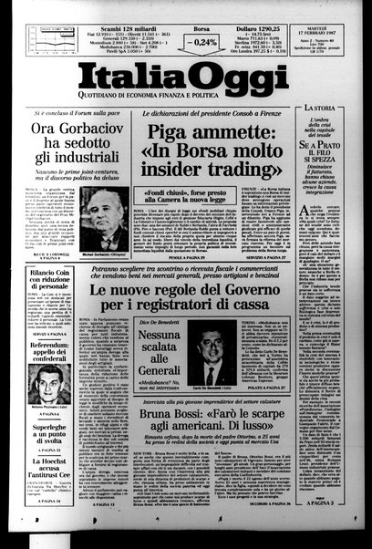 Italia oggi : quotidiano di economia finanza e politica